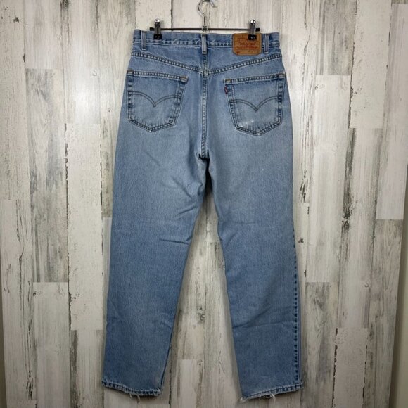 Levi's 550 denim jeans BUNDLE LOT 2 pairs 34 x 32 distressed grunge workwear - Picture 4 of 13